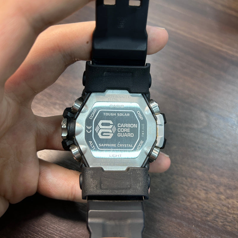 [Pre-Owned] Casio G-Shock Mudmaster GWG-2000-1A1 Forged Carbon Tough Solar Men Watch