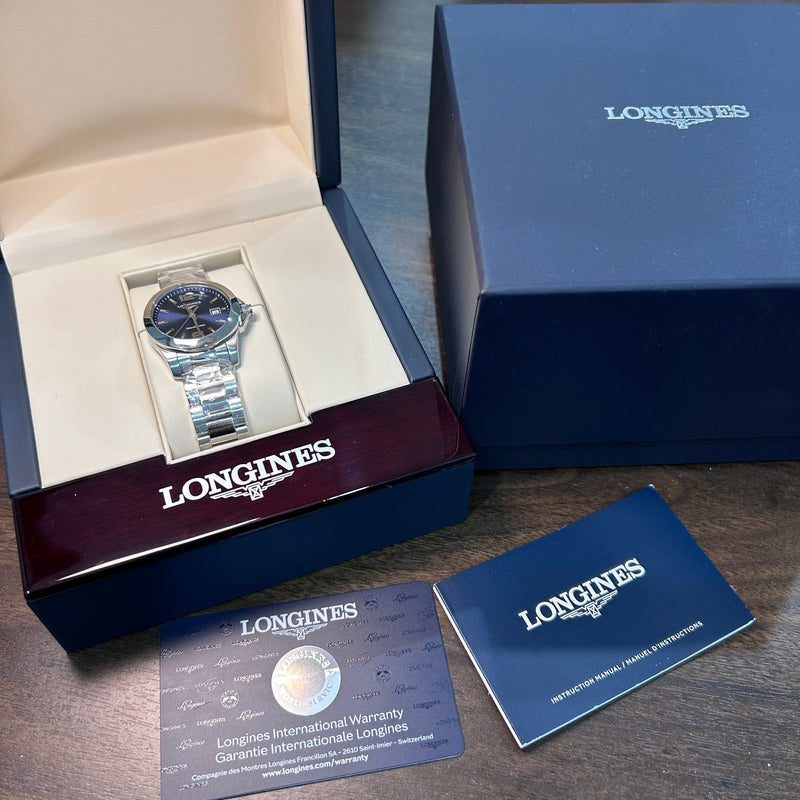 [Pre-Owned] Longines Conquest Quartz Stainless Steel Women Watch
