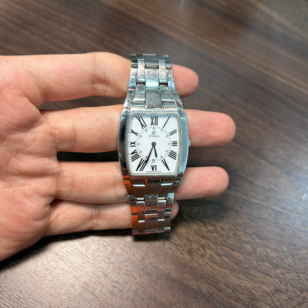 [Pre-Owned] Cyma 02-0280 Vintage Quartz Unisex Watch (Swiss Made)