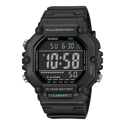 Casio Youth AE-1600HX-1BV Black Resin Digital Men Watch