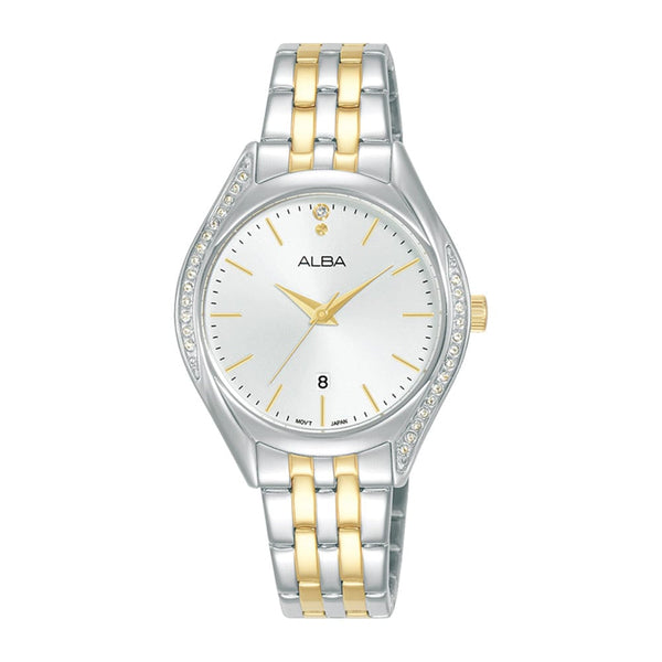 Alba Fashion AH7BT3X Quartz Two-Tone Gold Women Watch