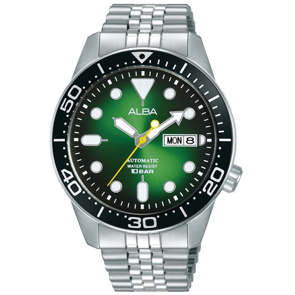 Alba Mechanical AL4527X Green Stainless Steel Automatic Men Watch