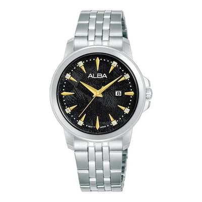 Alba Fashion AH7EX9X1 Black Dial Quartz Women Watch