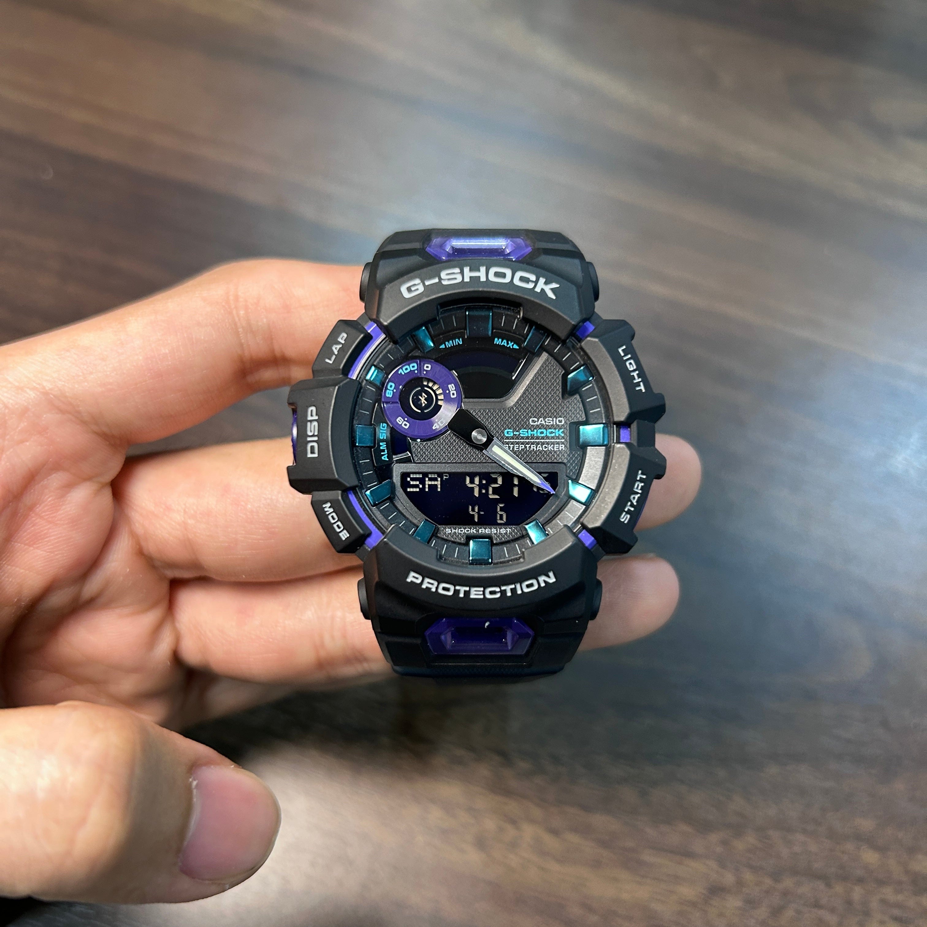 Pre-Owned] Casio G-Shock G-Squad GBA-900-1A6 Bluetooth Purple Watch