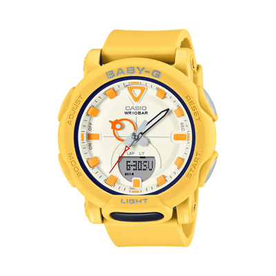 Casio Baby-G BGA-310RP-9A Yellow Resin Beige Dial Women Watch Malaysia