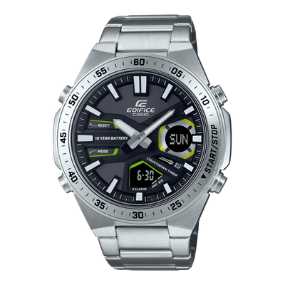 Casio Edifice EFV-C110D-1A3V Black Dial Steel Analog-Digital Men Watch