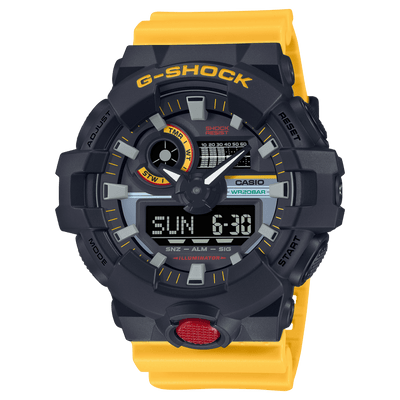 Casio G-Shock GA-700MT-1A9 Yellow Analog-Digital Men Watch