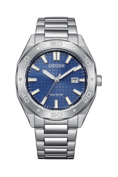 Citizen Eco-Drive BM7630-80L Blue Dial Stainless Steel Men Watch