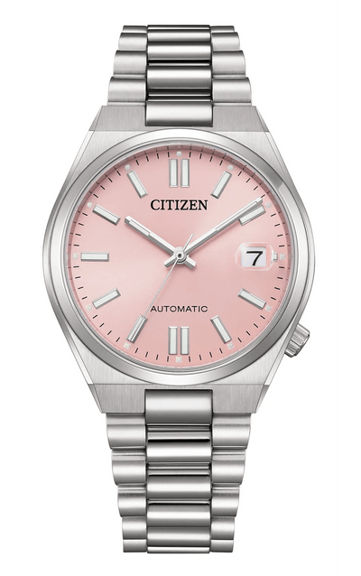 Citizen Automatic Tsuyosa 37mm NJ0200-50Z Pink Dial Steel Men Watch