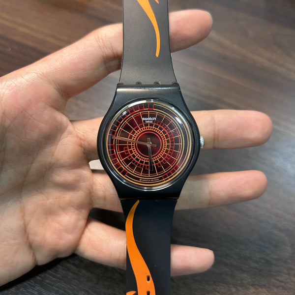 [Pre-Owned] Swatch 007 The 2020 James Bond Collection (The World Is Not Enough 1999) Limited Edition Watch