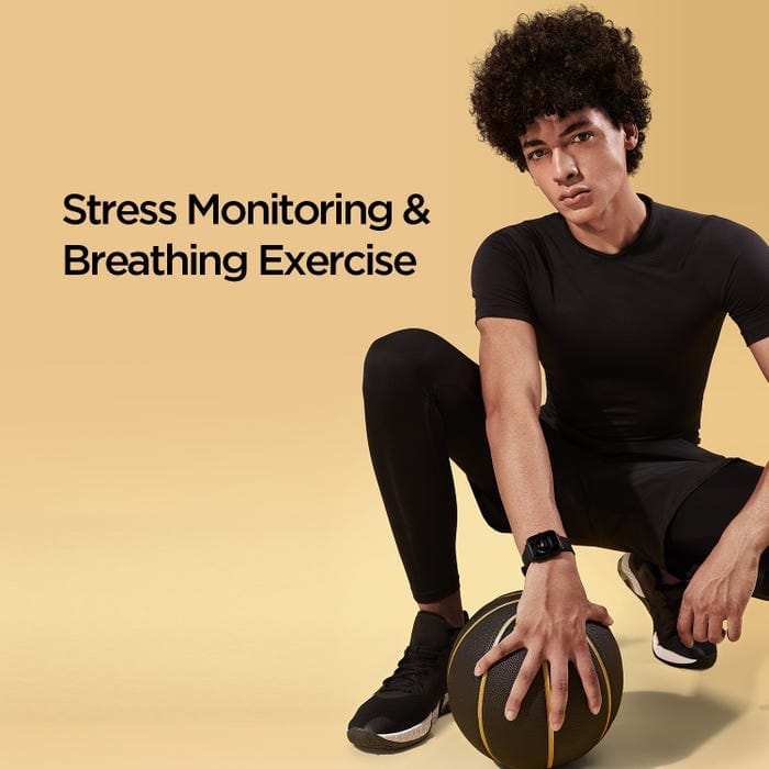 Amazfit BIP U Stress & Breathing Monitor