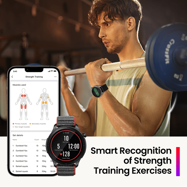Amazfit GTR 4 Fitness Smartwatch Exercises Function