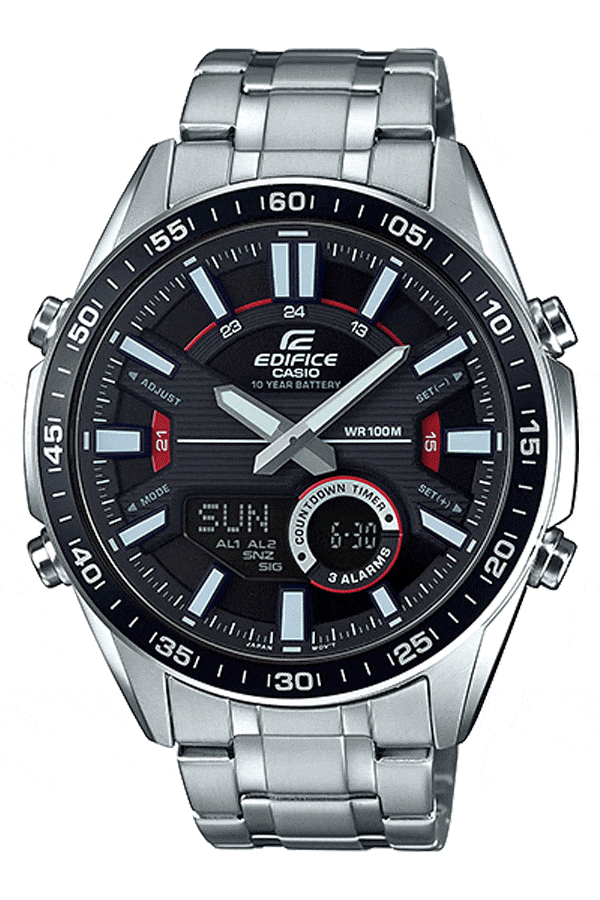Casio Edifice Standard Chronograph EFV-C100D-1A Stainless Steel Watch 