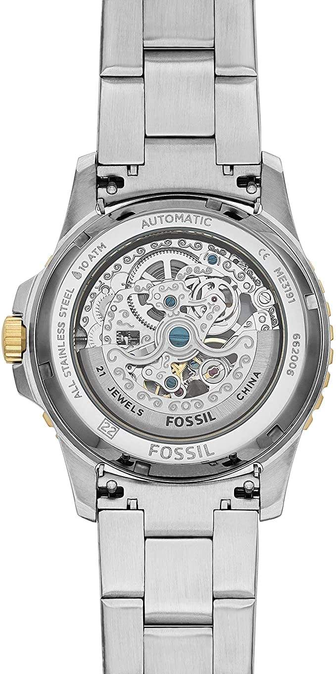 Fossil ME3191 Automatic Two-Tone Stainless Steel Men Watch Malaysia