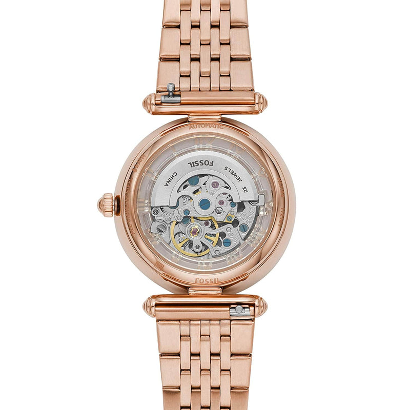 Fossil ME3198 Lyric Automatic Rose Gold-Tone Stainless Steel Women Watch Malaysia