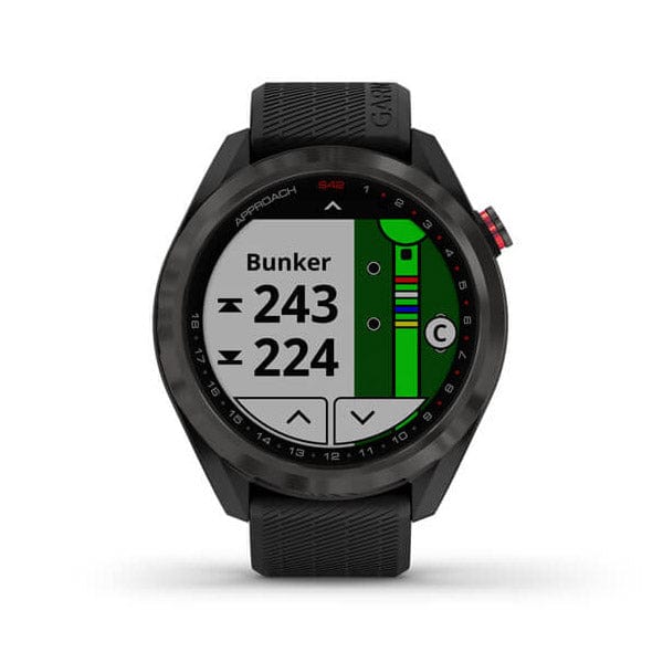 Garmin Approach S42 Golf Smartwatch Malaysia- Carbon Grey With Black Band