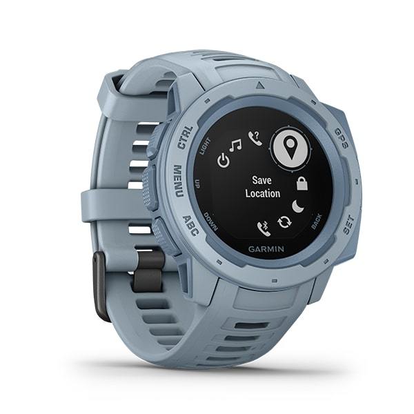 Garmin Instinct - Rugged Outdoor GPS Smartwatch - Seafoam