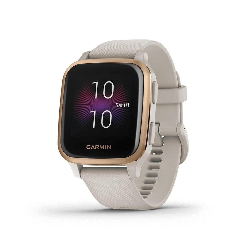 Garmin Venu SQ Music Edition Stylish Activity Tracking GPS Smartwatch- Rose Gold