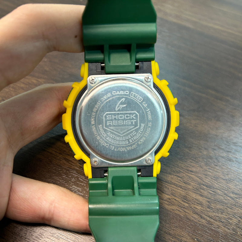 [Pre-Owned] Casio G-Shock GA-110RF-9A Rastafarian Green Limited Edition Men Watch