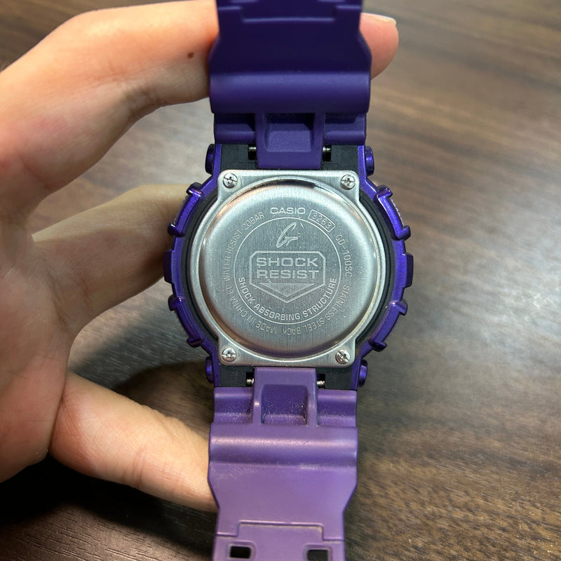 [Pre-Owned] Casio G-Shock GD-100SC-6D Rare Purple Men Watch