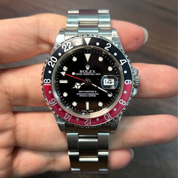 [Pre-Owned] Rolex GMT Master II 16710/16710LN Coke Men Watch