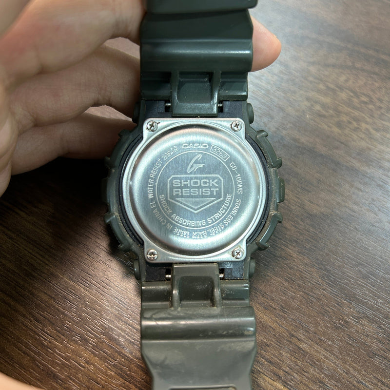 [Pre-Owned] Casio G-Shock GD-100MS-3 Green Digital Men Watch