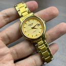 [Pre-Owned] Berlink BL1003-L03 Gold Sapphire Quartz Women Watch