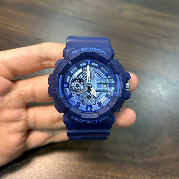 [Pre-Owned] Casio G-Shock GAC-100AC-2A Blue Analog Chronograph Men Watch