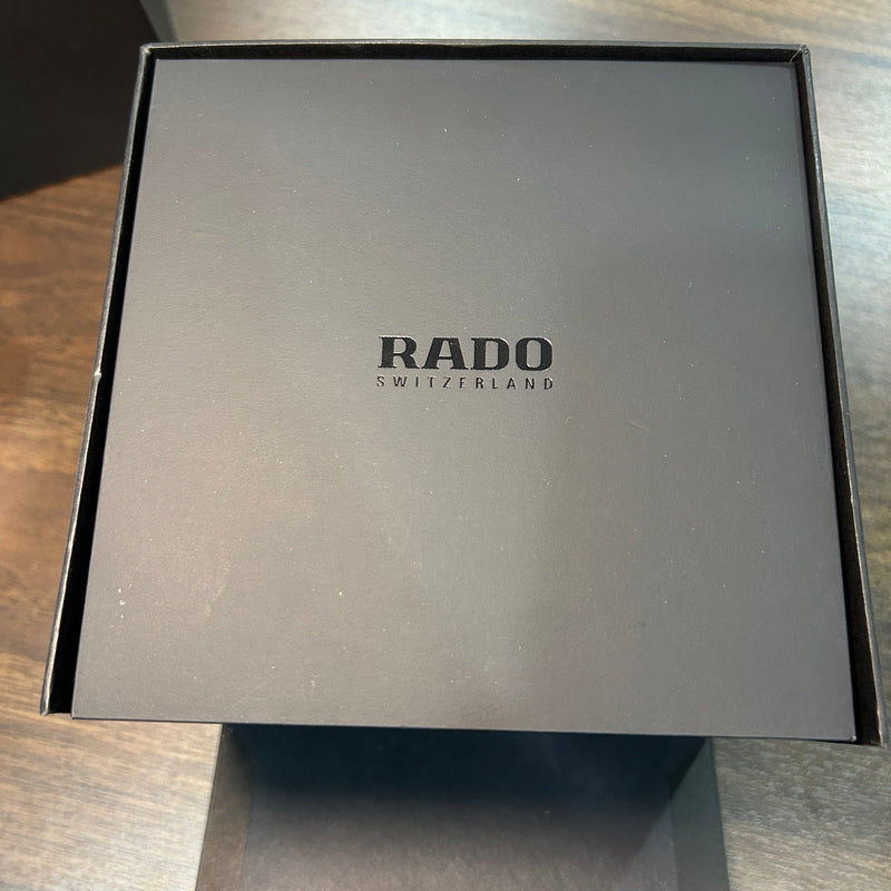 [Pre-Owned] Rado True Automatic Diamonds Black Ceramic Sapphire Crystal Women Watch