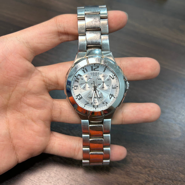 [Pre-Owned] Guess I90199G1 Stainless Steel Men Watch