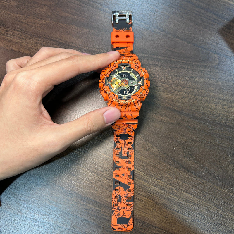 [Pre-Owned] Casio G-Shock X Dragonball Z GA-110JDB-1A4JR Limited Edition Men Watch