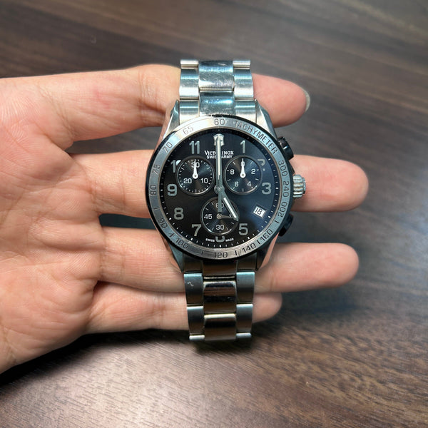 Pre-Owned] Victorinox 241403 Tachymeter Chronograph Classic Men Watch