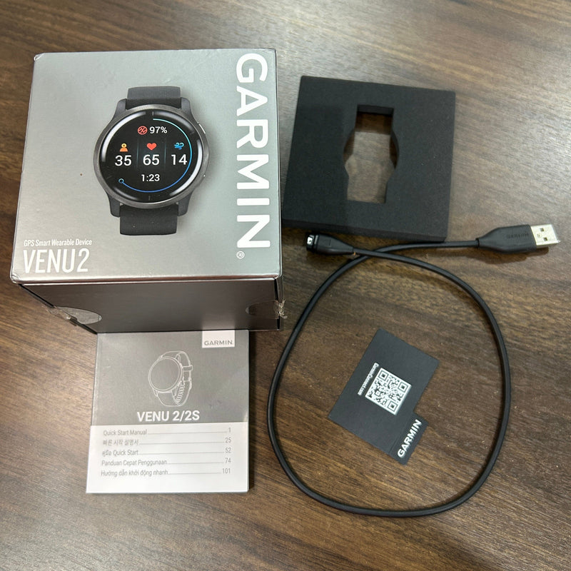 [Pre-Owned] Garmin Venu 2 010-02430-71 Smartwatch (Black)