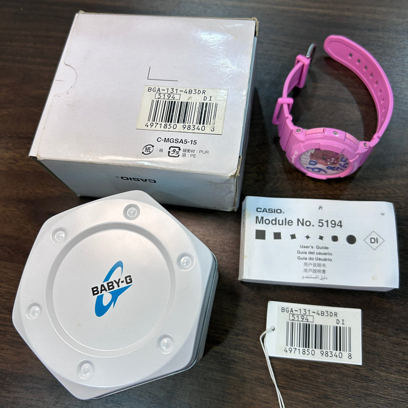 [Pre-Owned] Casio Baby-G BGA-131-4B3 Pink Women Watch
