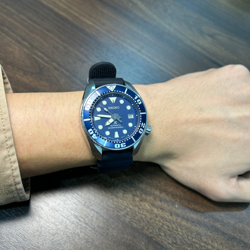 [Pre-Owned] Seiko Prospex Sumo SBDC033 Blue 200m Diver Automatic Men Watch (Made In Japan)