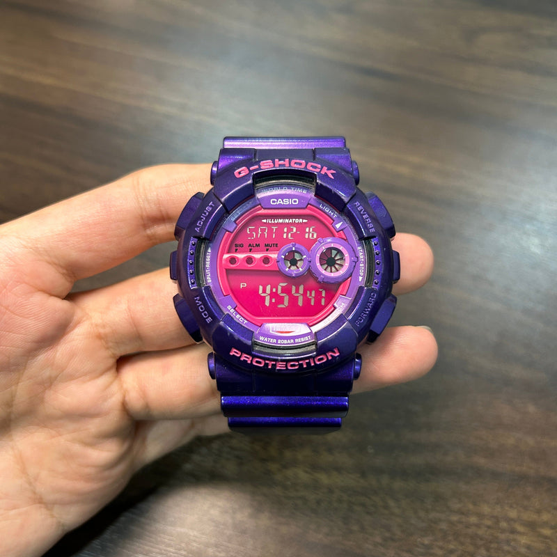 [Pre-Owned] Casio G-Shock GD-100SC-6D Rare Purple Men Watch