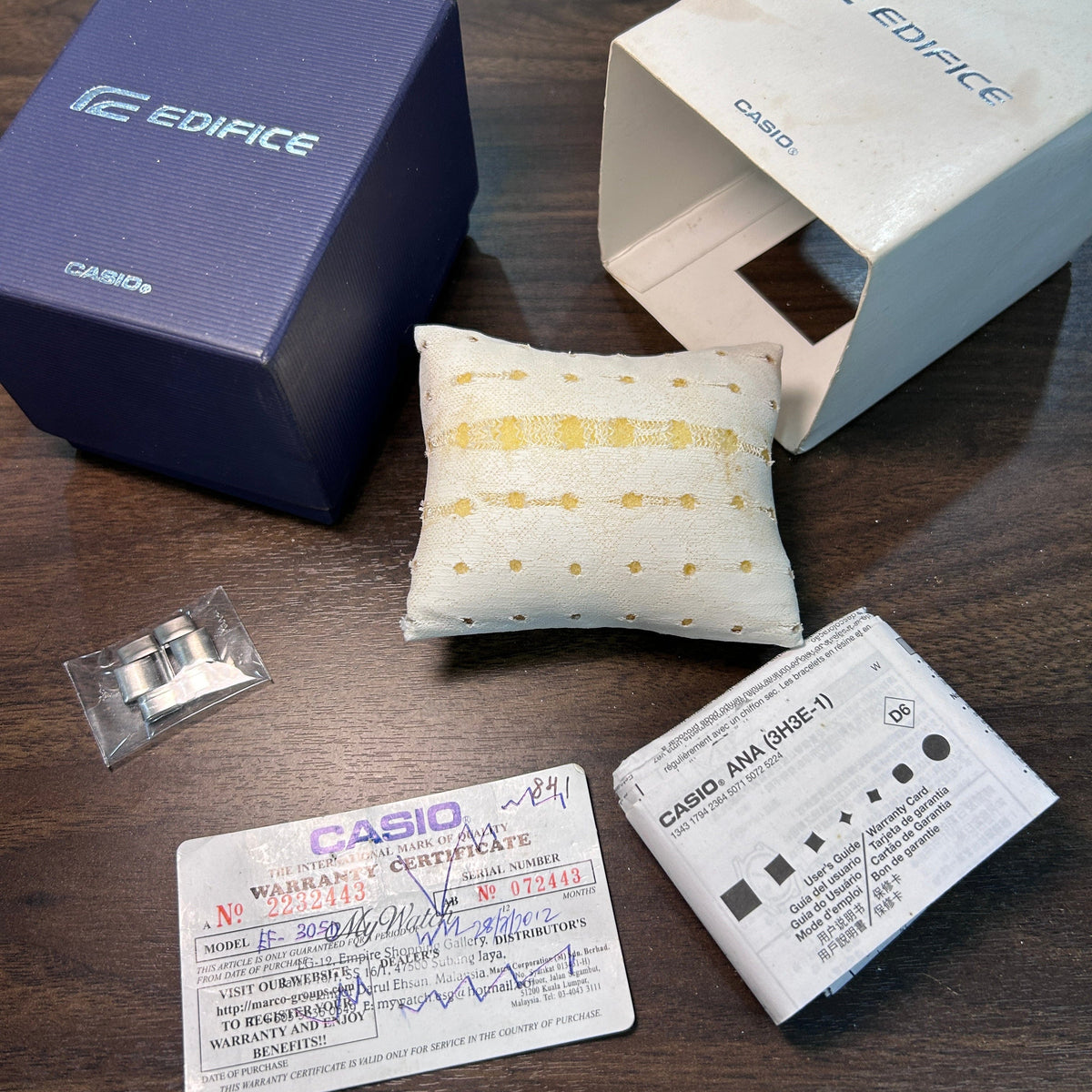 Casio edifice box store