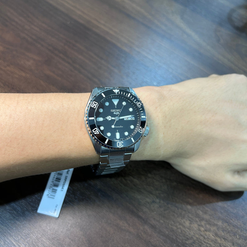 [Seiko Mod] Seiko 5 Sports Black Dial Submariner Automatic Men Watch