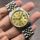 [Pre-Owned] Rolex Vintage Datejust 36 1601 18k Yellow Gold Automatic Watch