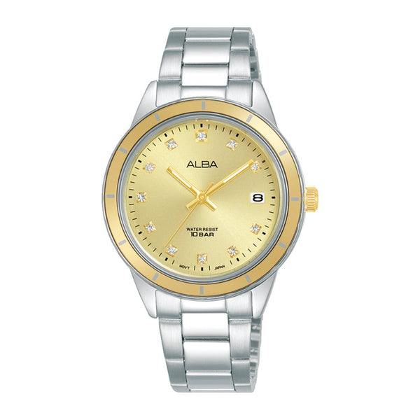 Alba Active AG8M85X Silver Stainless Steel Quartz Women Watch