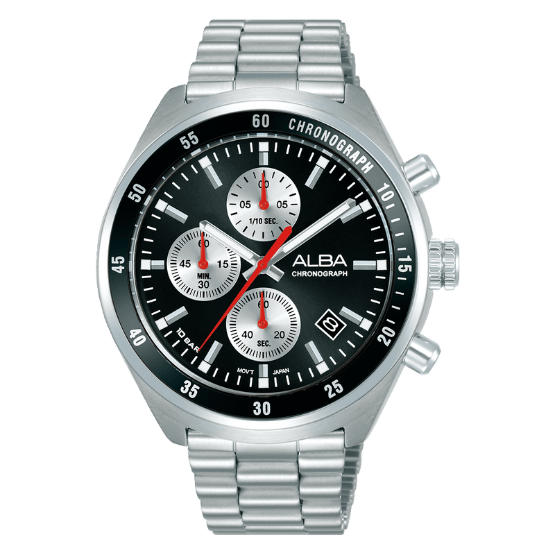 Alba Active AM3A33X Stainless Steel Quartz Chronograph Men Watch