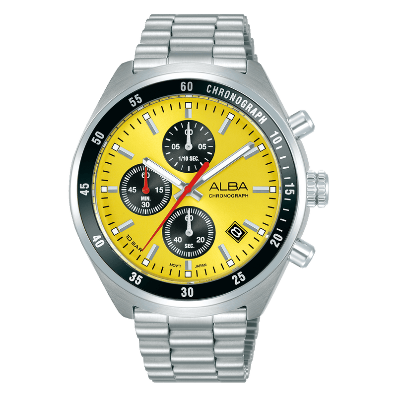 Alba Active AM3A43X Stainless Steel Quartz Chronograph Men Watch