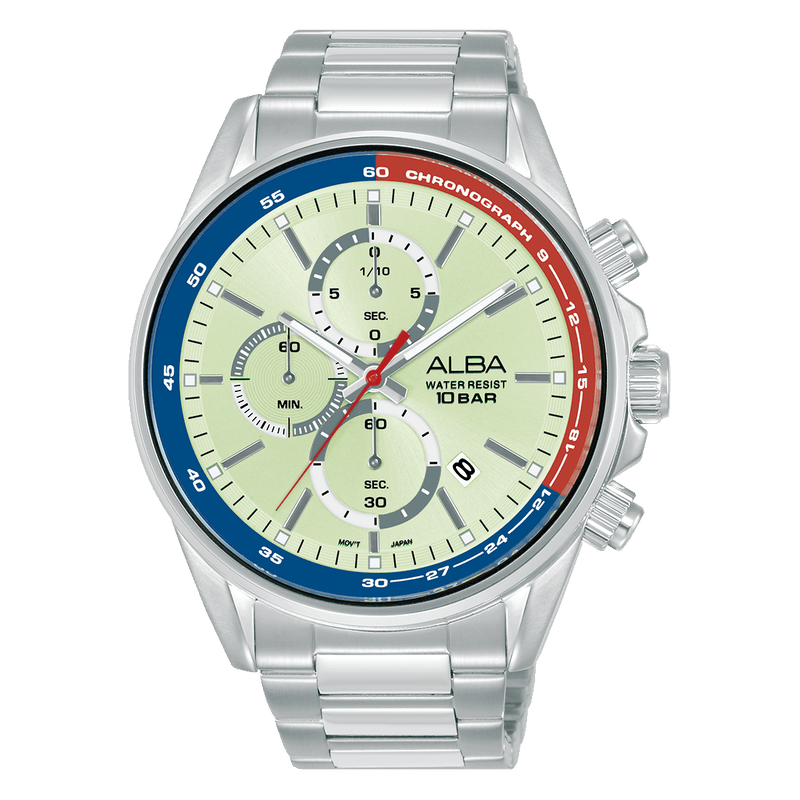 Alba Active AM3A53X Luminous Dial Quartz Chronograph Men Watch