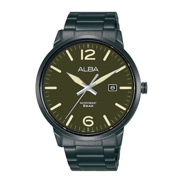Alba Active AS9N03X Black Stainless Steel Quartz Men Watch