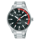 Alba Active AS9R53X Quartz Black Dial Stainless Steel Men Watch