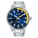Alba Active AS9R59X Quartz Blue Dial Stainless Steel Men Watch