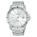 Alba Active AS9R99X Quartz Silver White Dial Stainless Steel Men Watch