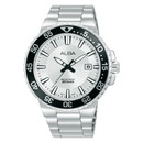 Alba Active AS9S89X Silver White Dial Quartz Stainless Steel Men Watch