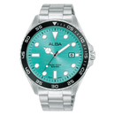 Alba Active AS9V61X Light Blue Dial Stainless Steel Quartz Men Watch