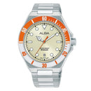 Alba Active AS9W13X1 Champagne Dial Stainless Steel Quartz Men Watch